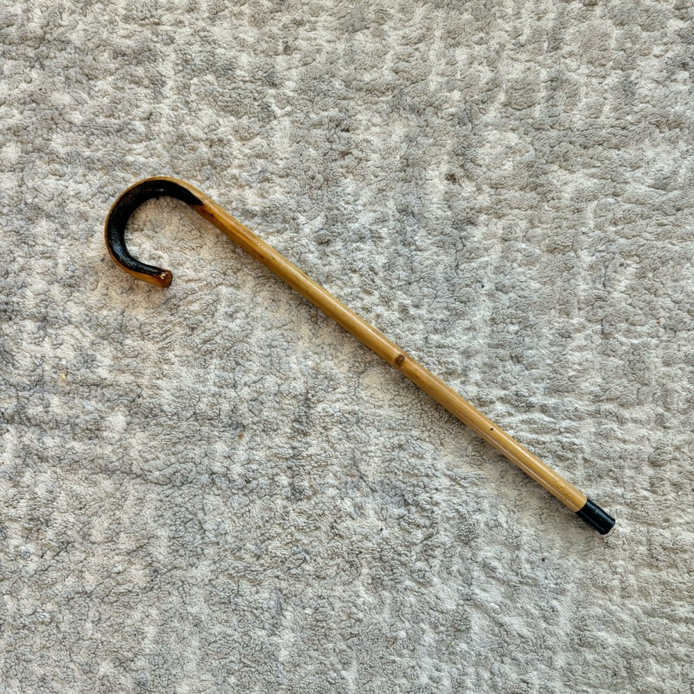 Toddler size cane for old person costume